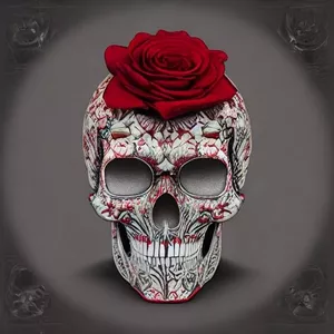 Imagen de portada para Curso online Cuadro de calavera mexicana
