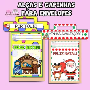 Imagem de capa para o Ebook Capa e Alça para atividades – Envelope Tema Natal