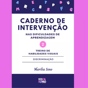 Imagem de capa para o Ebook Caderno de Intervenção 2 - Discriminação Visual