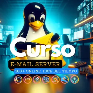 Imagen de portada para Curso online E-MAIL SERVER: Crear servidores de e-mail multidominios.