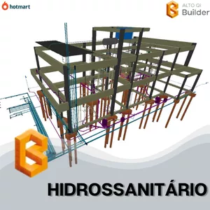 Imagem de capa para o Curso online PROJETO HIDROSSANITÁRIO UTILIZANDO QI BUILDER 2022