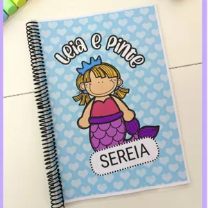 Imagem de capa para o Ebook Apostila Leia e Pinte- Sílabas Simple