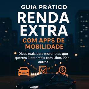 Imagem de capa para o Ebook Guia Prático: Como Lucrar com Aplicativos de Mobilidade