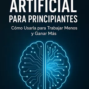 Imagen de portada para Ebook  "Inteligencia Artificial para Principiantes: Cómo Usarla para Trabajar Menos y Ganar Más"