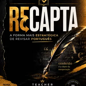 Imagem do curso Recapta: A forma mais estratégica de revisar Português