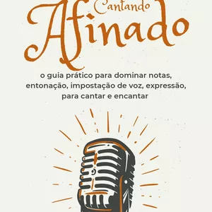 Imagem de capa para o Ebook Cantando Afinado