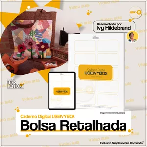 Imagem de capa para o Ebook Caderno Digital USEIVYBOX - Bolsa Retalhada