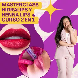 Imagen de portada para Curso online  HIDRALIPS - BONUS HENNA LIPS - MASTERCLASS 