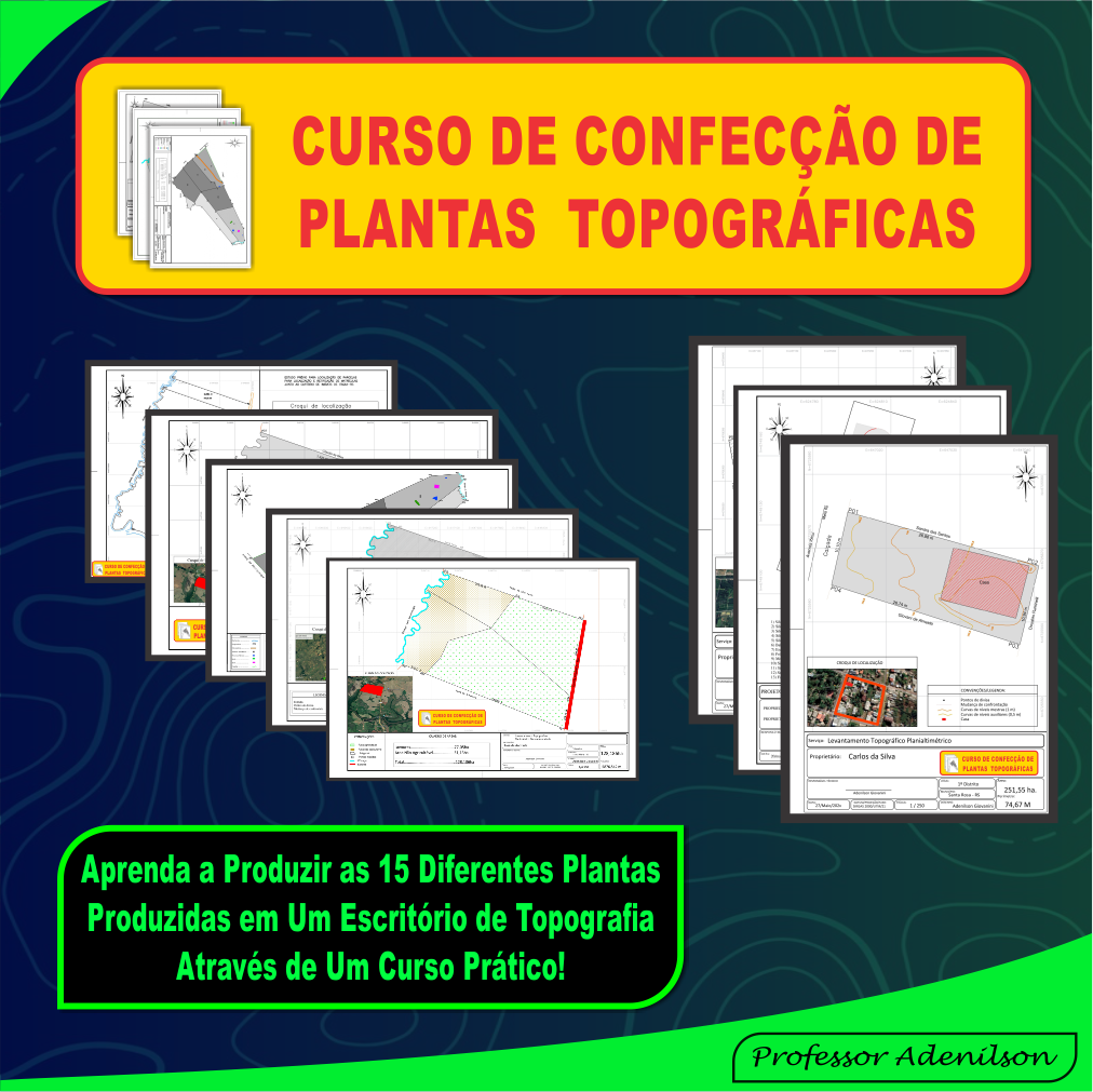 Curso de Confecção de Plantas Para Topografia Cadastral grátis