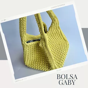 Bolsa Gaby - Curso de Crochê 