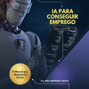 Imagem de capa para o Ebook IA para conseguir emprego - O manual que ninguém te contou