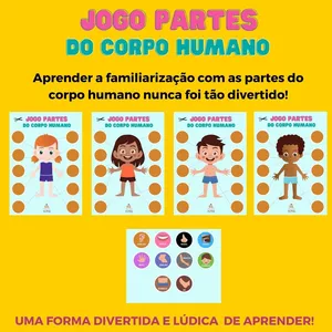 Imagem de capa para o Ebook JOGO PARTE DO CORPO HUMANO