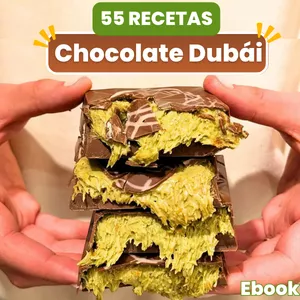 Imagen de portada para Curso online Impulsa tu emprendimiento con 55 recetas de Chocolate Dubái de lujo💎