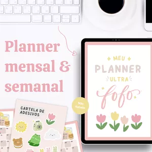 Imagem de capa para o Ebook Planner Digital - Meu Planner Ultra Fofo