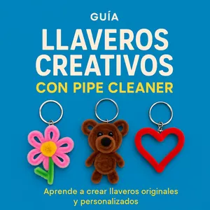 Imagen de portada para Ebook Llaveros Creativos con Pipe Cleaner