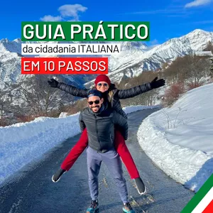 Imagem de capa para o Ebook Guia Prático da Cidadania Italiana em 10 passos