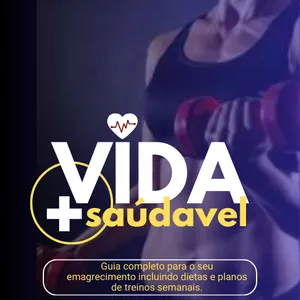 Imagem de capa para o Ebook Emagrecimento saudável e eficaz