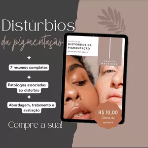 Imagem de capa para o Ebook Apostila de Distúrbios da Pigmentação