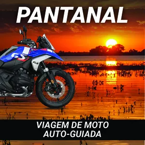 Imagem de capa para o Ebook VIAGEM DE MOTO AUTO GUIADA -  PANTANAL - 7 dias