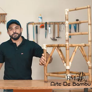 Imagem de capa para o Curso online Marcenaria - Produção de Móveis de Bambu