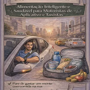 Imagem de capa para o Ebook Economize até R$700 por mês - Alimentação Inteligente Para Motoristas de Aplicativo, Ônibus e Táxi