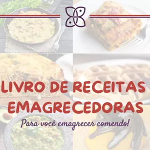 Imagem de capa para o Ebook Livro de Receitas Emagrecedoras