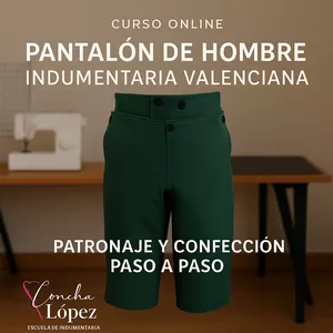 Imagen de portada para Curso online Pantalón de Hombre – Indumentaria Valenciana: Patronaje y Confección paso a paso
