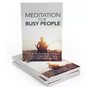Main image of product Meditation For Busy People