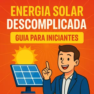 Imagem de capa para o Ebook Energia Solar Descomplicada: Guia para Iniciantes