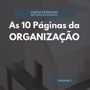 Imagem de capa para o Ebook As 10 Páginas da Organização 