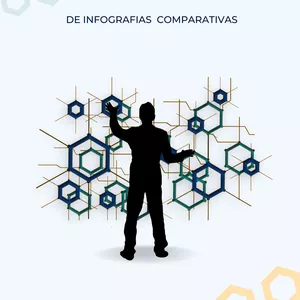 Imagen de portada para Ebook Guia completa de infografias comparativas: desde tecnologia hasta educacion