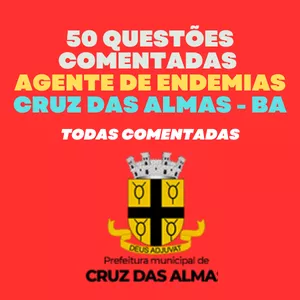 Imagem de capa para o Ebook 🚀 50 Questões Desafiadoras para Agente de Endemias" 📘🌟