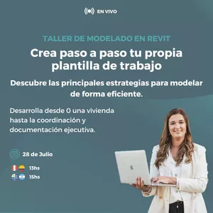Imagen de portada para Evento online Taller de Modelado BIM con Revit