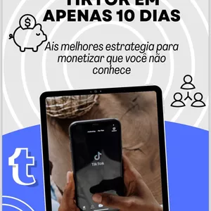 Imagem de capa para o Ebook Domine a Monetização no TikTok em Apenas 10 Dias