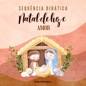Imagem de capa para o Ebook Sequência didática Natal de luz e amor