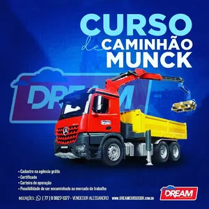 Imagem de OPERAÇÃO DE CAMINHÃO MUNCK GUINDAUTO NR 11 ( RECICLAGEM) criado por Dream Cursos Profissionalizantes na hotmart