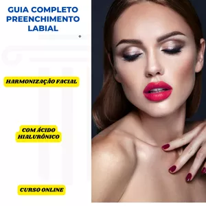 Imagem de capa para o Ebook Guia Completo Preenchimento Labial