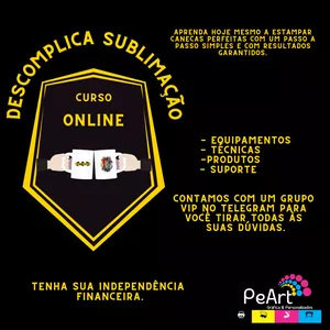 Imagem do curso Curso Básico de Sublimação em Canecas.