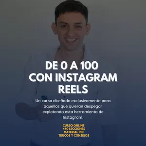 Imagen de portada para Curso online Vende + en Instagram con IG Reels