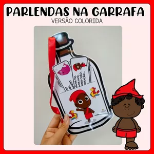 Imagem de capa para o Ebook PARLENDAS NA GARRAFA