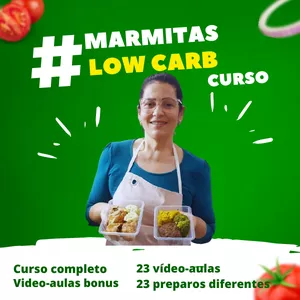 Imagem de capa para o Curso online Curso de marmitinhas low carb