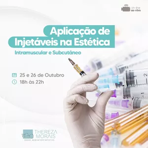 Imagem de capa para o Curso online Aplicação de Injetáveis na Estética - Intramuscular e Subcutâneo