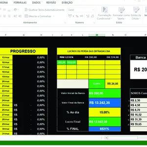 Imagem de capa para o Curso online Planilha Trader Top