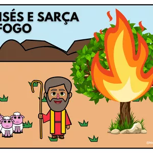 Imagem de capa para o Ebook MOISÉS E SARÇA ARDENTE