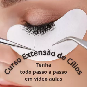 Curso Curso Extensão de Cílios