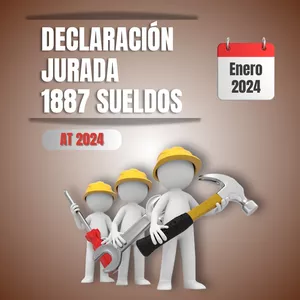 Imagen de portada para Curso online Declaración Jurada 1887 - Sueldos - AT 2024