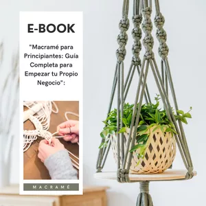 Imagen de portada para Ebook "Macramé para Principiantes: Guía Completa para Empezar tu Propio Negocio":