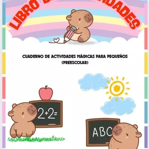 Imagen de portada para Ebook Actividades Capibara (preescolar)