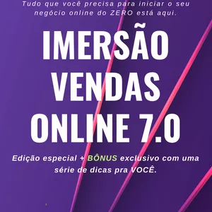 Imagem de capa para o Ebook Imersão Vendas Online 7.0