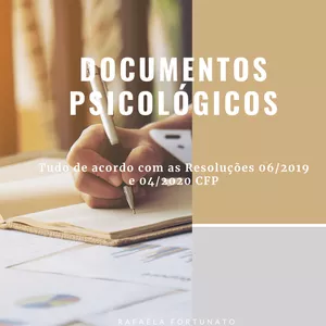 Imagem de capa para o Ebook Pacote com MODELOS DE DOCUMENTOS PSICOLÓGICOS